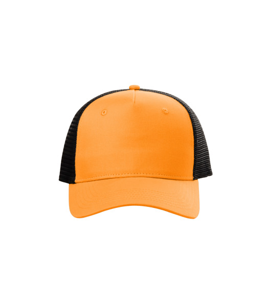 Čepice Unisex Malfini® Trucker 5P - Tangerine Orange / nastavitelná