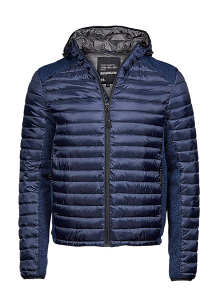 Hooded Outdoor Crossover Jacket - Space Grey / Grey Melange / 2XL