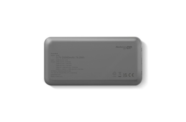 GP B+ Series Powerbank 20000 mAh - Noir
