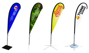 Beach Flag - 110 x 270cm (Total Heigh: 3.3m)