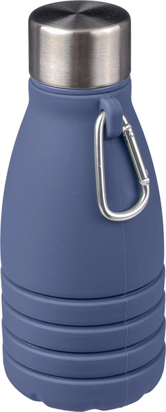 Garrafa dobrável de silicone 550 ml Erin - cinzento