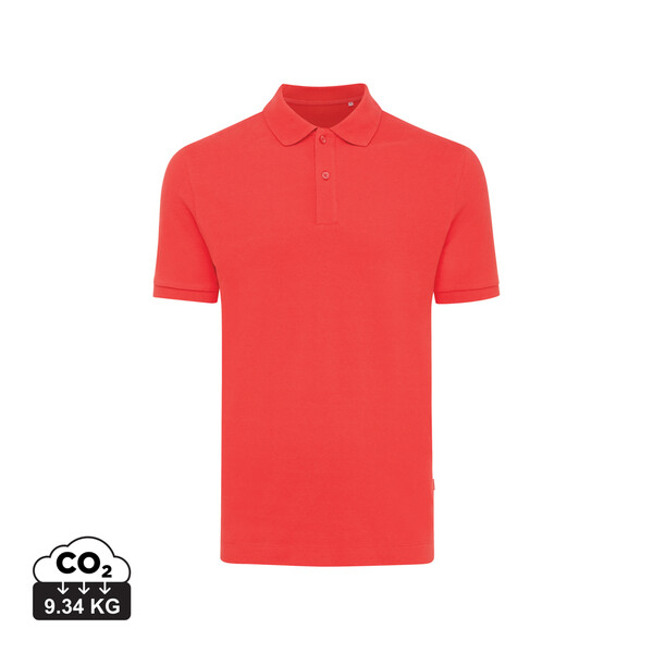 Polo tričko IQONIQ Yosemite z recykl. bavlny - Luscious Red / L