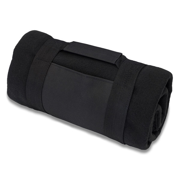 Git fleece blanket - Black