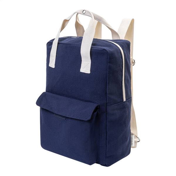 Sac à dos en toile recyclée Rekan Back - Bleu