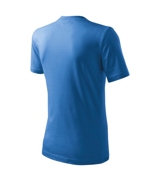 Tričko dětské Malfini Basic - Azurově Modrá / 134 cm/8 let
