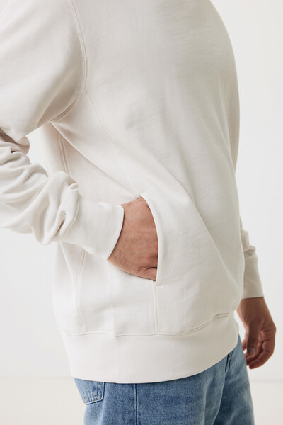 Sweat à capuche avec poches latérales IQONIQ Yengo - Ivory White / XS