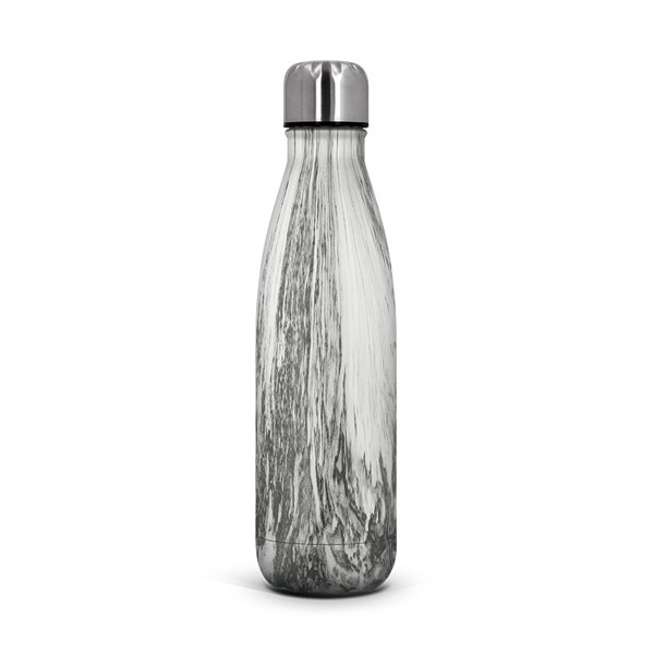 BOUTEILLE GOURDE 50 cl ISOTHERME DOUBLE-PAROI INOX - Blanc