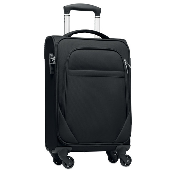 600D RPET Soft trolley Voyage - Black