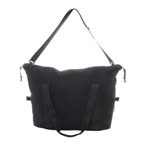 Újrahasznosított Vászon Utazótáska Rebyss Travel - Black