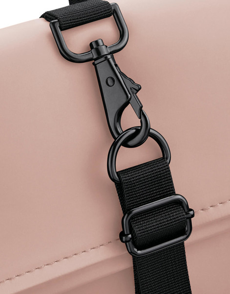 Matte Pu Rolltop Backpack - Black / ONE SIZE