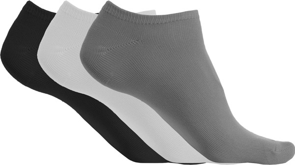 Microfibre Trainer Socks - Pack Of 3 Pairs - 35/38