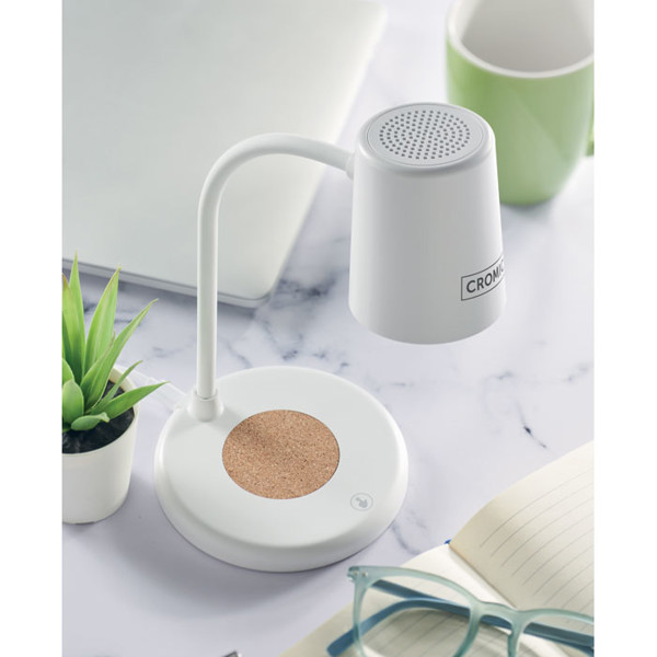 Lampe haut-parleur & chargeur Spot