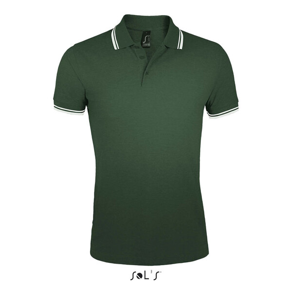 PASADENA pólo homem 200g Pasadena Men - Forest Green / WhiteM