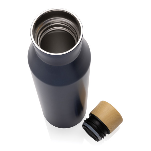 Bouteille iso en acier inoxydable recyclé certifiée RCS Gaia - Bleu