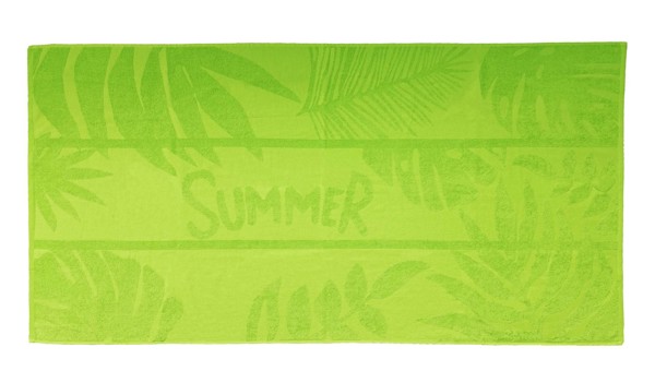 Olima Jacquard Beach Towel - Lime
