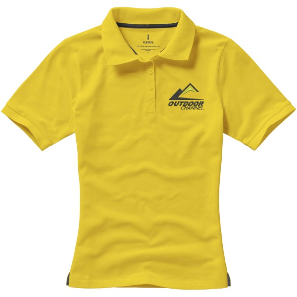 Polo manches courtes femme Calgary - Jaune / XL