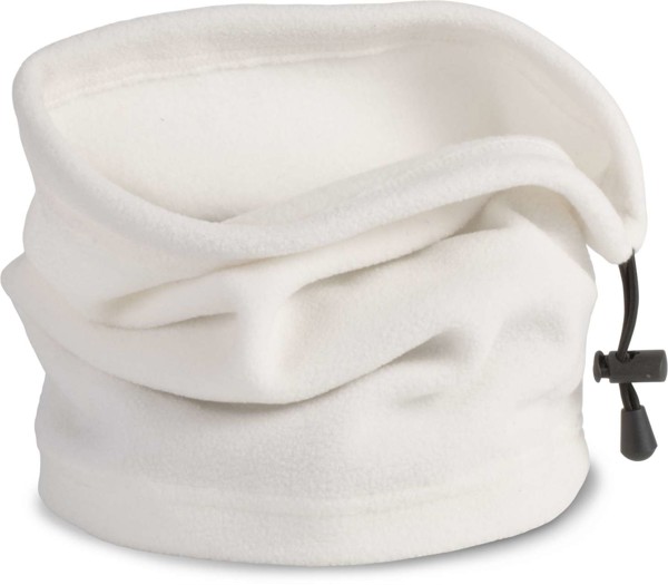 Polar Fleece Neckwarmer - White