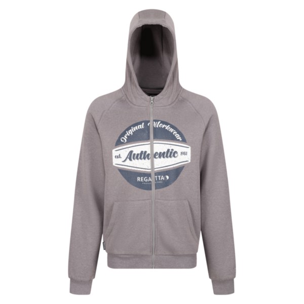 Original Workwear Full Zip Hoodie - Rock Grey Marl / 3XL
