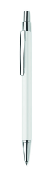 Recycled aluminium ball pen Dana - White
