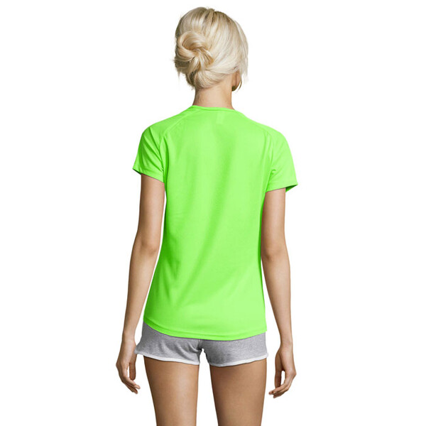 SPORTY T-SHIRT SENHORA 140g Sporty Women - Verde FluoL
