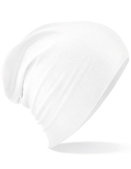 Hemsedal Cotton Slouch Beanie - White / One Size