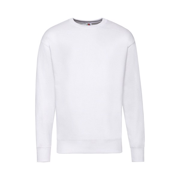 Adult Sweatshirt Lightweight Set-In S - White / S