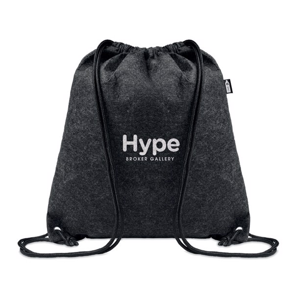 Indico drawstring bag RPET felt 420x335 mm