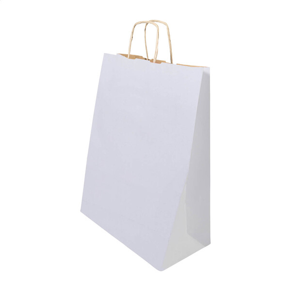 Paper Gift Bag Papbag M, Medium - White