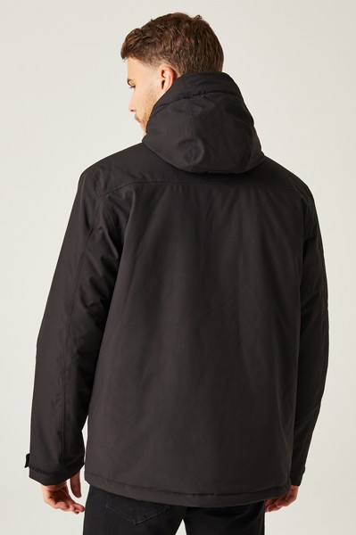 Navigate Waterproof Insulated Jacket - Black / Orange Pop / 2XL