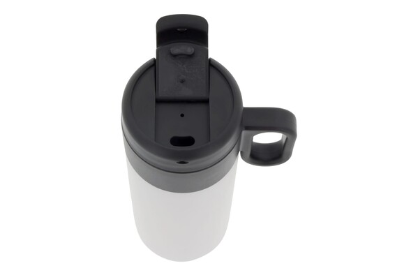 Mug Isotherme Flow avec poignée. Impression en sublimation 400ml - Blanc