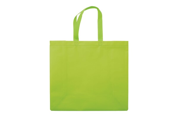 Carrier bag laminated non-woven large 105g/m² - Light Green
