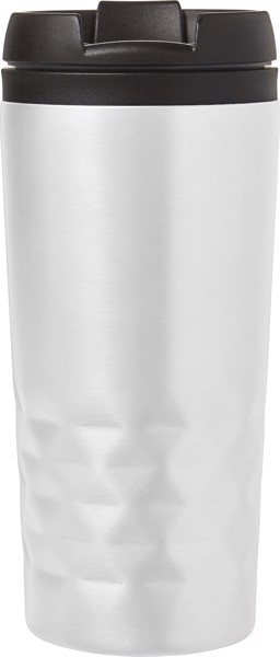Stainless steel mug - White