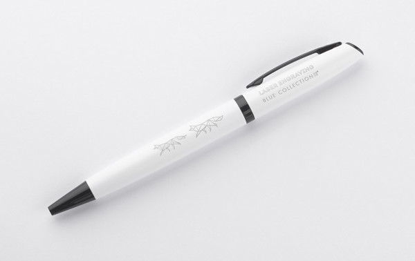 Ball pen in a box RIO - white
