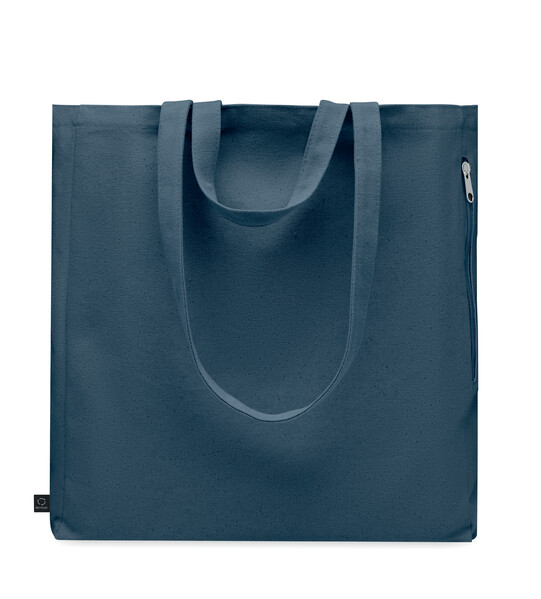 Sac shopping en coton recyclé Gave Colour - Bleu