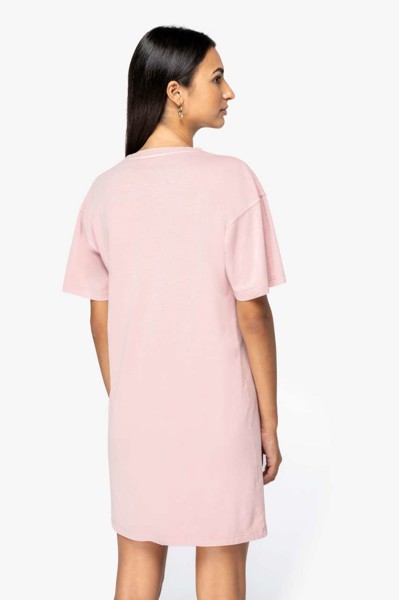 T-Shirt Dress - Washed Petal Rose / M