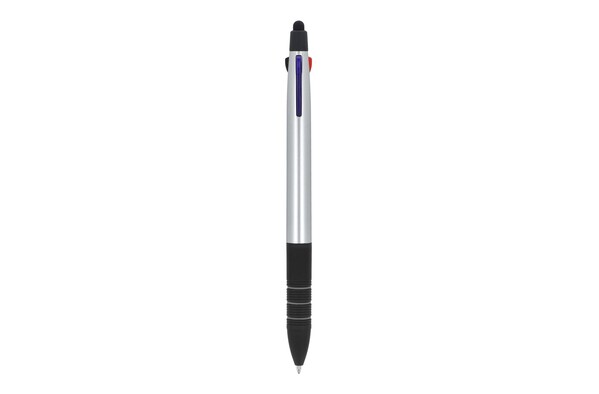 Stylo 3 couleurs Élégant - Argent