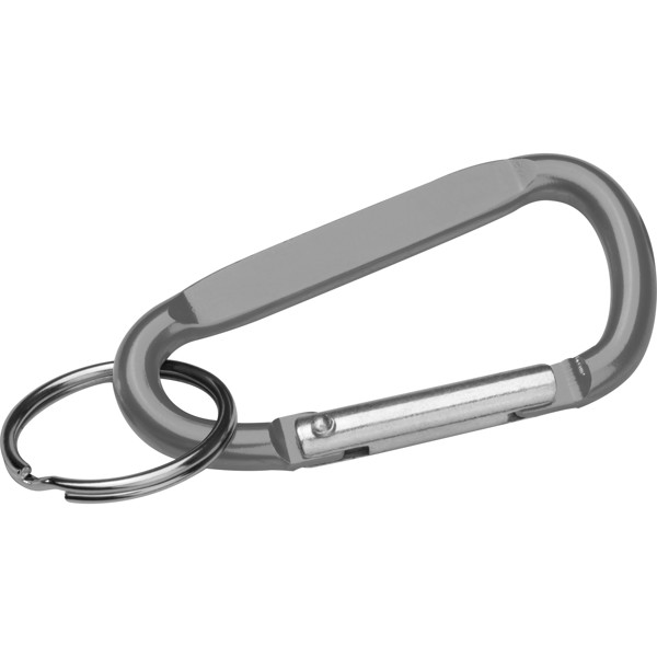 Snap hook keyring LEAH - Silvergrey