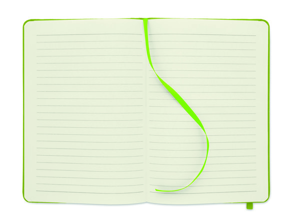 Carnet A5 couverture RPET 600D Note Rpet - Lime