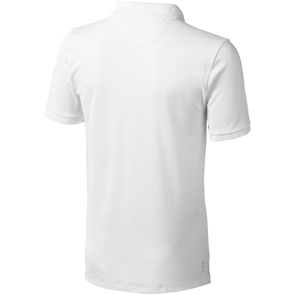 Calgary short sleeve men's polo - White / XL