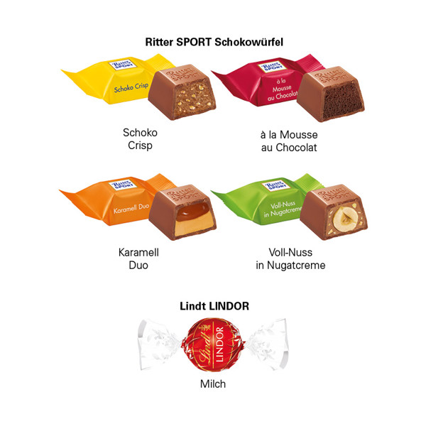 3D present house, Lindt LINDOR milkballs