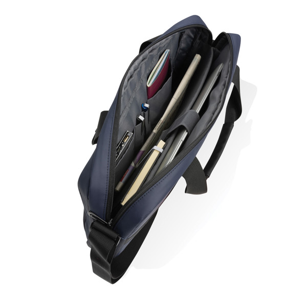 Sacoche pour ordinateur 15,6'' rPET AWARE™ Armond - Bleu Marine