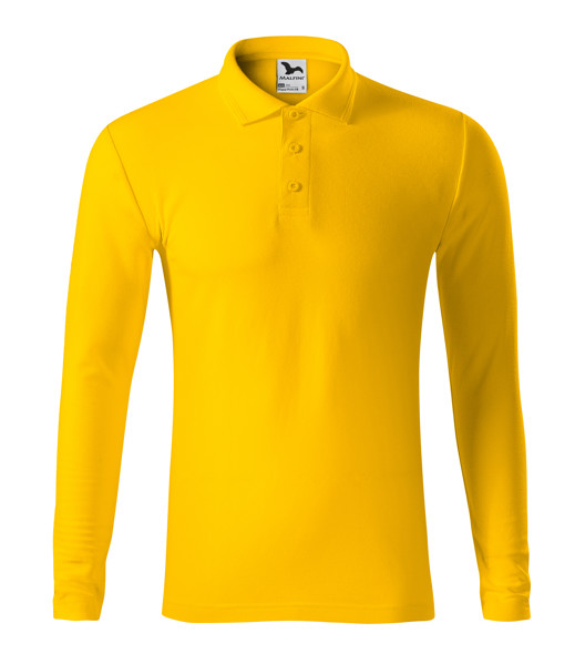 Polokošile Pánská Malfini® Pique Polo Ls - Žlutá / M