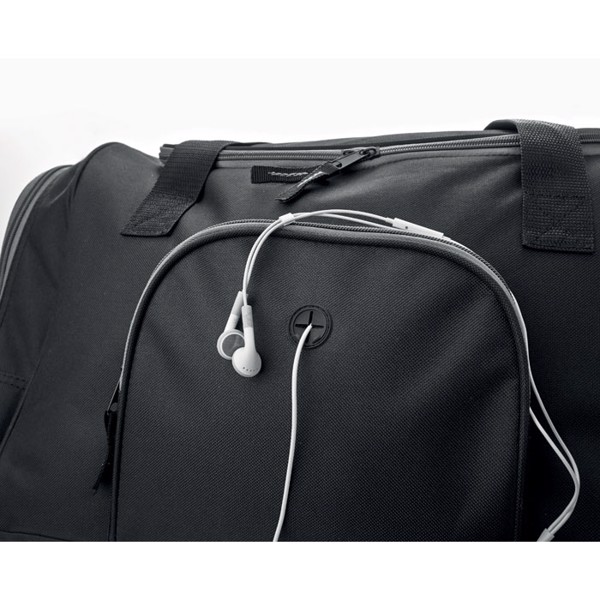 Sports bag in 600D Leis - Black