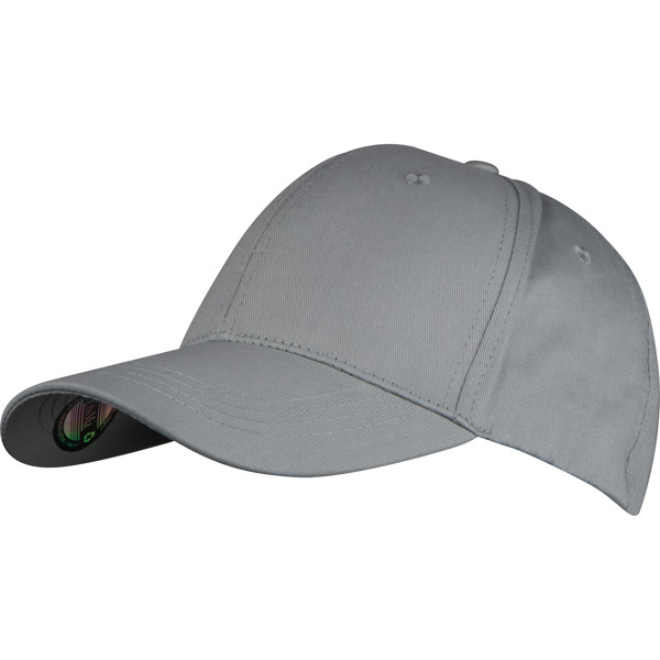 CrisMa baseball cap made from recycled cotton FRIEDA - Silvergrey