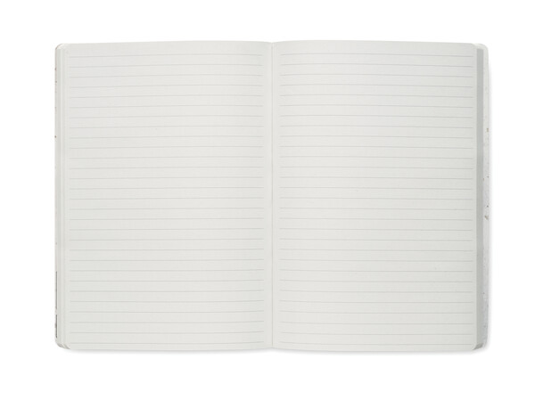 A5 coffee paper soft cover notebook with your design printed sheets - Full colour