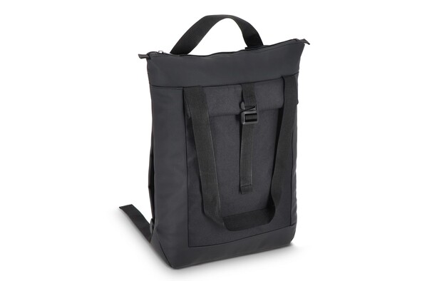Sac à dos pour ordinateur portable rPET 600D Navi 36 x 40 x 10 cm - Noir