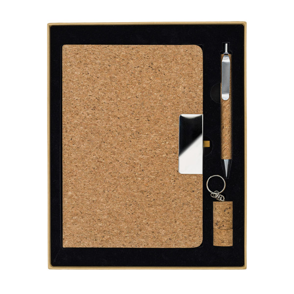 Sydney gift set: 64 GB USB memory stick, notebook and pen