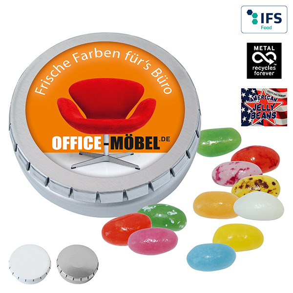 Mini Click Clack Tin Jelly Beans