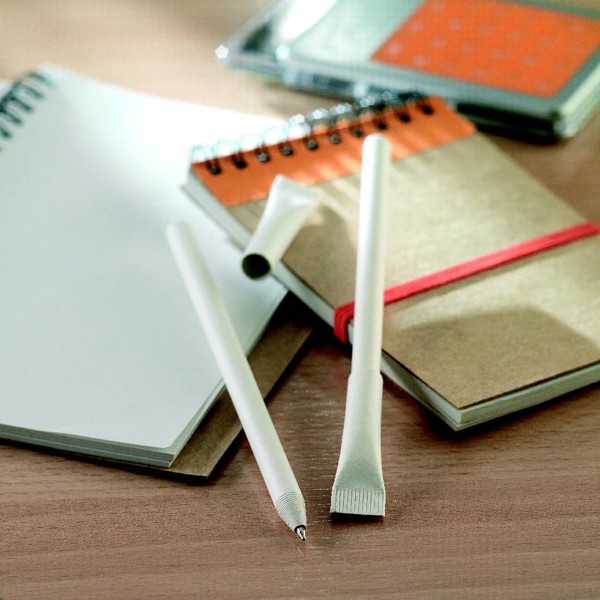 Recycled paper ball pen Artel - White