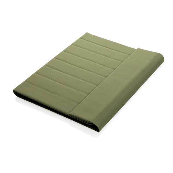 Impact Aware A4 portfolio, recycled polyester - Green